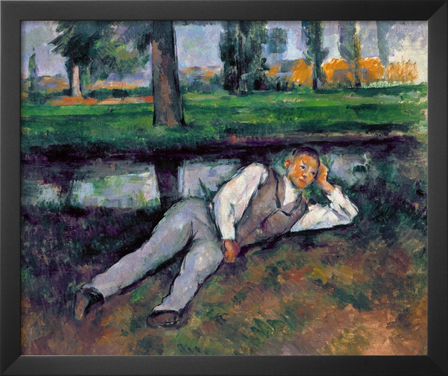 Boy Resting, C1885 - Paul Cezanne Painting